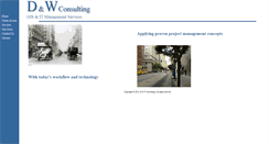 Desktop Screenshot of dwconsulting.biz